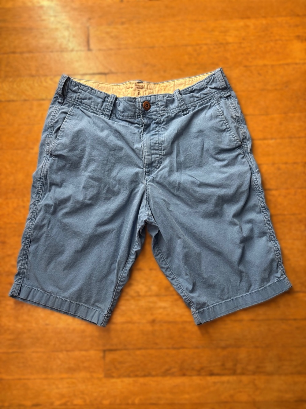 Men's Blue Casual Shorts - Hollister Cali Longboard Fit